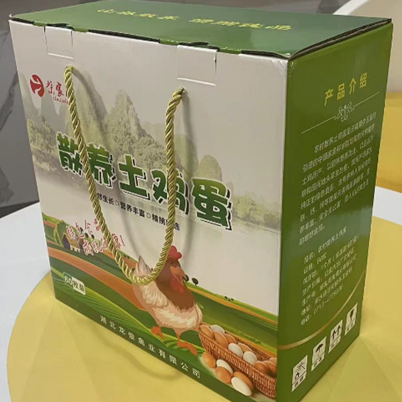 Zijiahe Free-range Native Chicken Eggs, 60 pieces per box, rich in nutrients.